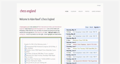 Desktop Screenshot of chessengland.com